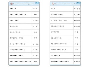 Комплект карточек (10) "Обучающий калейдоскоп. Умножение на 7, 8 и 9" - fgospostavki.ru - Барнаул