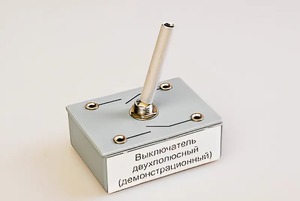 Выключатель двухполюсный (демонстрационный) - fgospostavki.ru - Барнаул