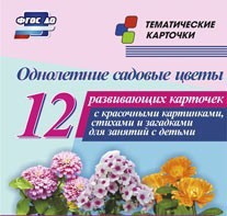 Тематические карточки "Однолетние садовые цветы" - fgospostavki.ru - Барнаул