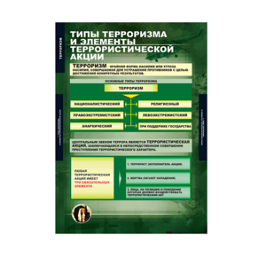 Комплект таблиц. ОБЖ. Терроризм. - fgospostavki.ru - Барнаул