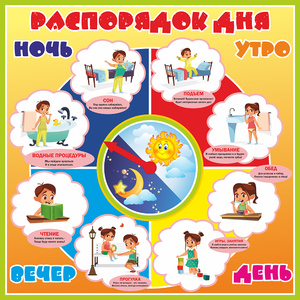 Стенд "Распорядок дня" - fgospostavki.ru - Барнаул