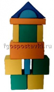 Мягкий модуль-конструктор "Городок" (12 элементов) - fgospostavki.ru - Барнаул