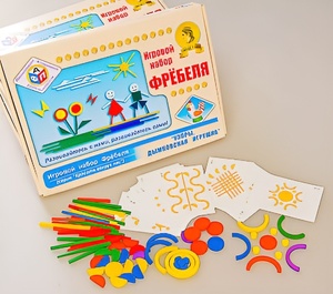 Игровой набор Фребеля "Узоры. Дымковская игрушка" (серия "Красота вокруг нас") - fgospostavki.ru - Барнаул