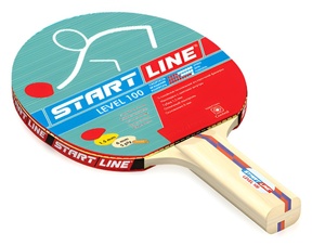 Ракетка для настольного тенниса start line level 100 прямая control - fgospostavki.ru - Барнаул
