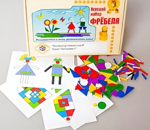 Игровой набор Фребеля "Конструктор плоскостной-4" (Серия "Эксперимент") - fgospostavki.ru - Барнаул