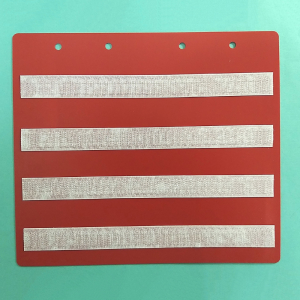 Красный лист-вкладыш в папку ПЕКС БОЛЬШАЯ  для карточек 4*4 см - fgospostavki.ru - Барнаул