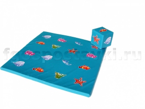 Игровой мат "Море" с кубиком - fgospostavki.ru - Барнаул