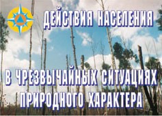 Комплект плакатов "Действия населения в ЧС природного характера" - fgospostavki.ru - Барнаул