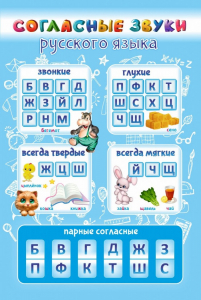 Стенд "Согласные русского языка" - fgospostavki.ru - Барнаул