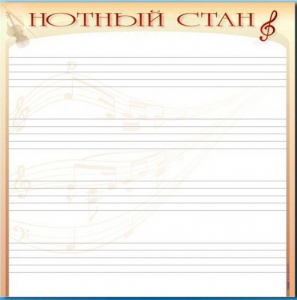 Доска магнитно-маркерная "Нотный стан" - fgospostavki.ru - Барнаул