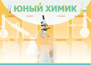Стенд "Юный химик" Вариант 1 - fgospostavki.ru - Барнаул