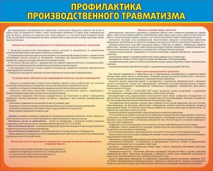 Стенд "Профилактика производственного травматизма" - fgospostavki.ru - Барнаул