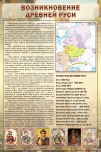 Стенд "Возникновение древней Руси" - fgospostavki.ru - Барнаул