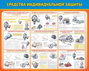 Стенд "Средства индивидуальной защиты" Вариант 2 - fgospostavki.ru - Барнаул