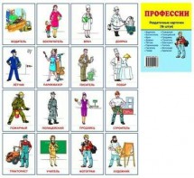 Раздаточные карточки "Профессии" - fgospostavki.ru - Барнаул