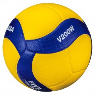 Мяч волейбольный Mikasa V200W (размер 5, синтетическая кожа, профессиональный) - fgospostavki.ru - Барнаул