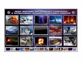 Многофункциональный интерактивный стенд-тренажер "Этапы эвакуации при природных катаклизмах и чрезвычайных ситуациях техногенного характера" - fgospostavki.ru - Барнаул