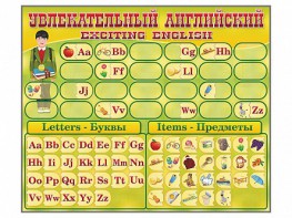 Комплект оборудования "Английский алфавит" с комплектом тематических магнитов - fgospostavki.ru - Барнаул