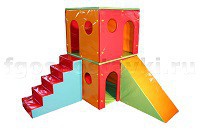 Домик игровой двухэтажный (комплект) - fgospostavki.ru - Барнаул