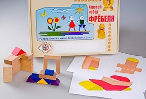 Игровой набор Фребеля "Конструктор деревянный без соединений-2" (Серия "Эксперимент") - fgospostavki.ru - Барнаул