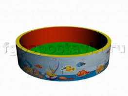 Сухой бассейн круглый с шелкографией - fgospostavki.ru - Барнаул