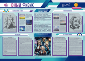 Стенд-уголок "Юный физик" - fgospostavki.ru - Барнаул