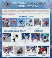 Стенд "Олимпийские зимние виды спорта" - fgospostavki.ru - Барнаул