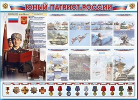 Стенд-уголок "Юный патриот России" - fgospostavki.ru - Барнаул