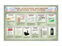 Стенды "Учебно-практическое оборудование по оказанию первой помощи" - fgospostavki.ru - Барнаул
