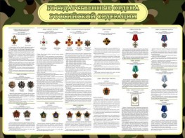 Стенд "Государственные ордена РФ" - fgospostavki.ru - Барнаул