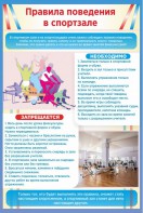 Стенд "Правила поведения в спортзале №1" - fgospostavki.ru - Барнаул