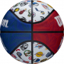 Мяч баскетбольный Wilson NBA All Team (размер 7, резина, тренировочный) - fgospostavki.ru - Барнаул